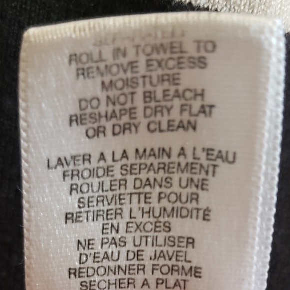 Michael Kors Sleeveless Sweater Neck Wrap Beige Black Luxury Woman Small - Picture 12 of 12